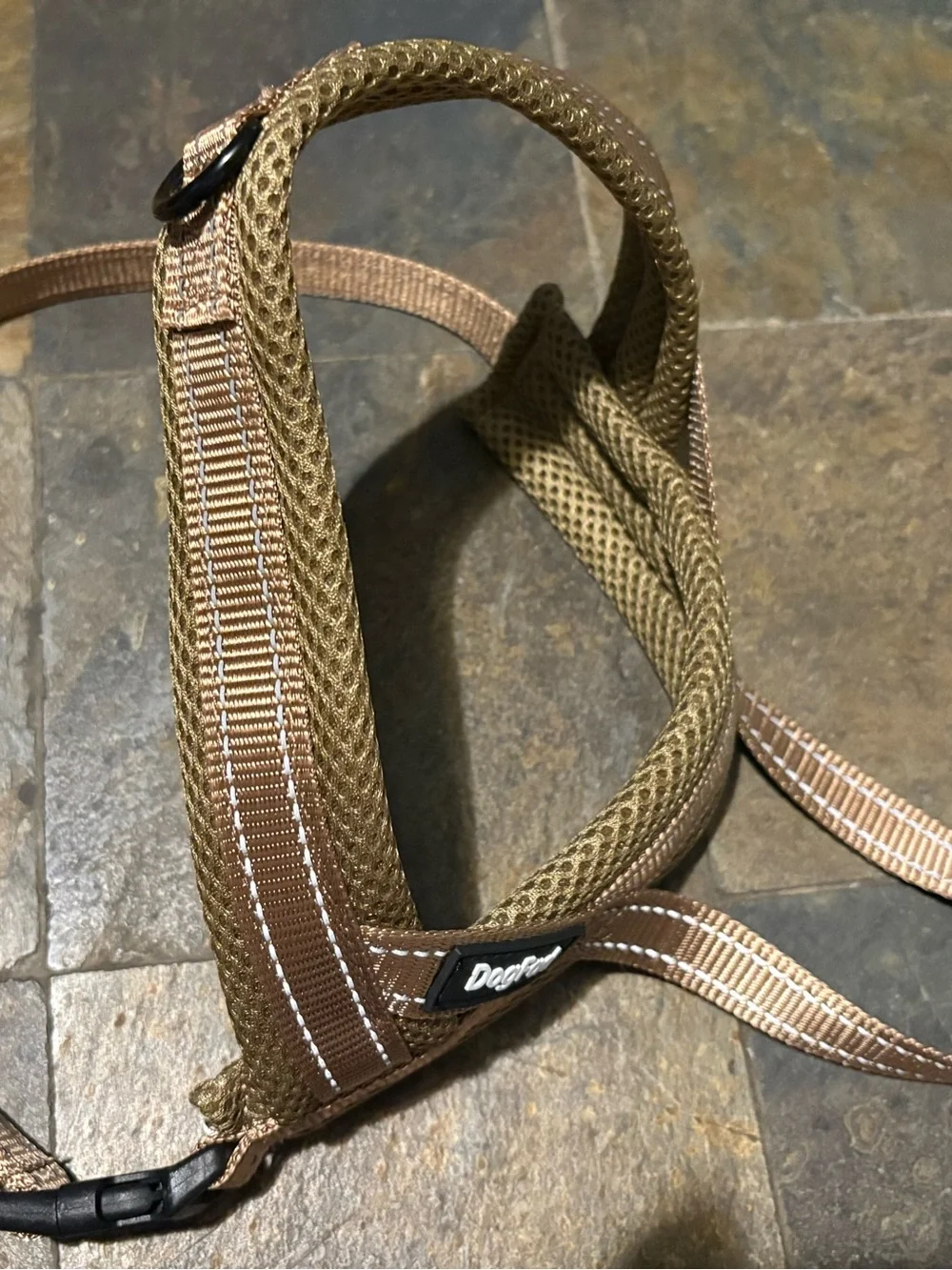 Mesh Step-In Harness - Brown